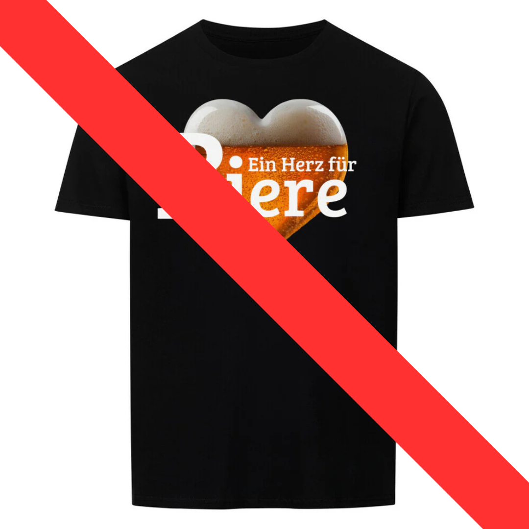 A Heart for Beers - T-Shirt Unisex