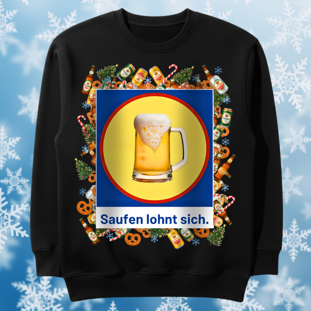 Drinking pays off - Christmas Sweater